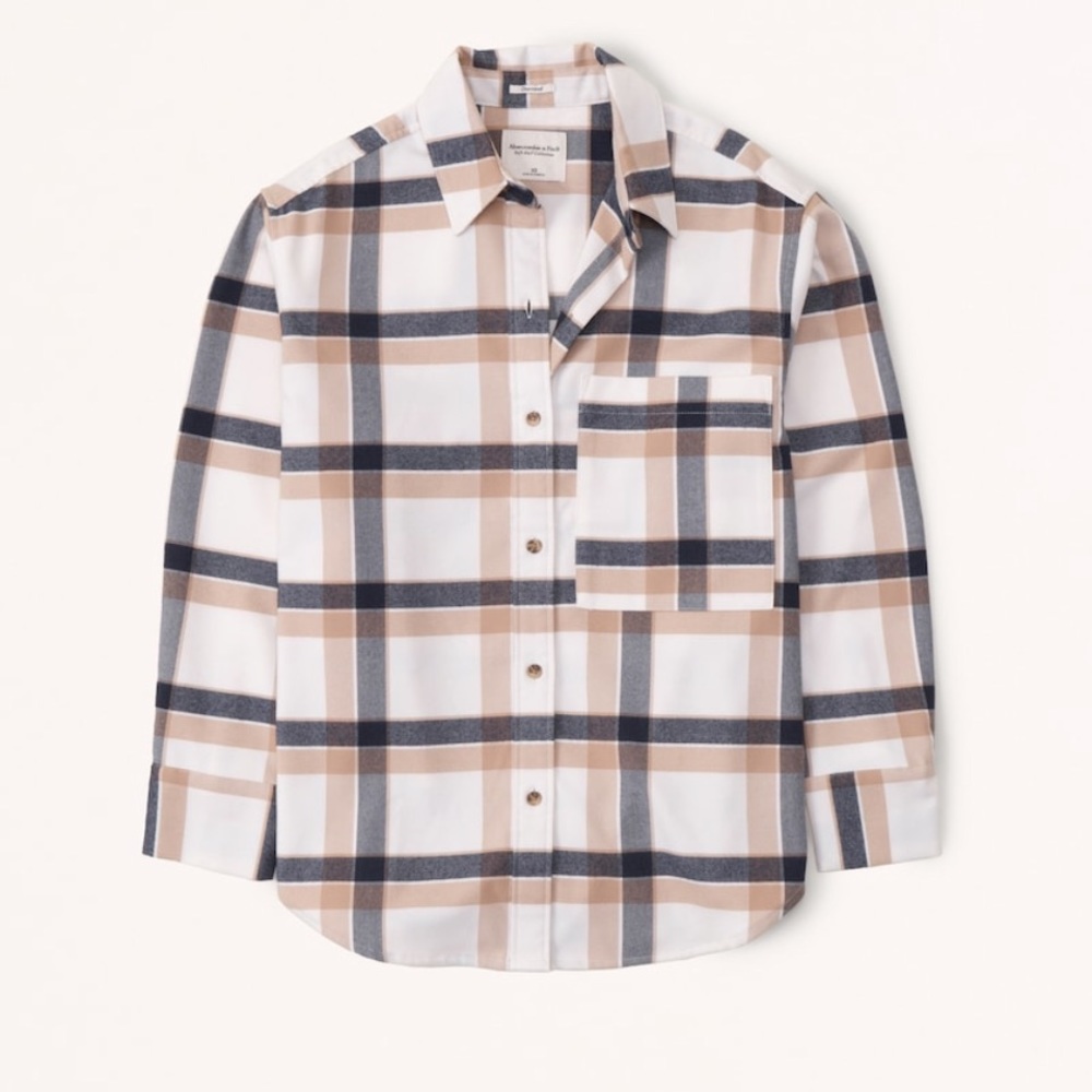 Oversized flannel shirt